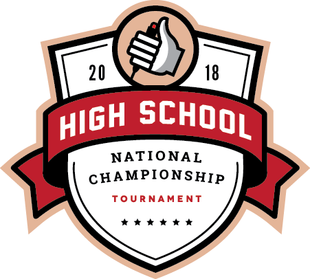 Logo for the 2018 High School National Championship Tournament