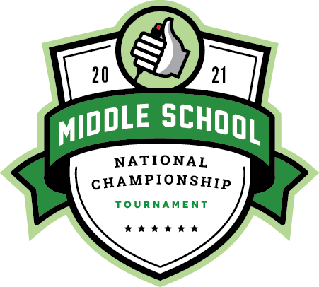 Logo for the 2021 Middle School National Championship Tournament