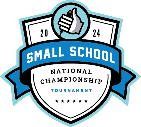 Logo for the 2024 Small School National Championship Tournament